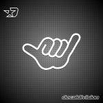 Hang Loose Sticker